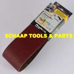 Schuurbanden  75x533mm korrel  80 per 3 verpakt  | X33191